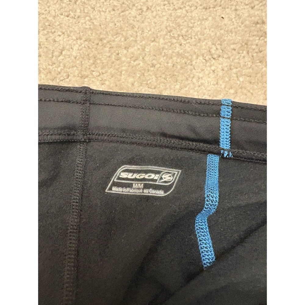 New Sugoi Black Blue Enduro Cycling Tights Riding Size Women's Medium - Picture 4 of 6